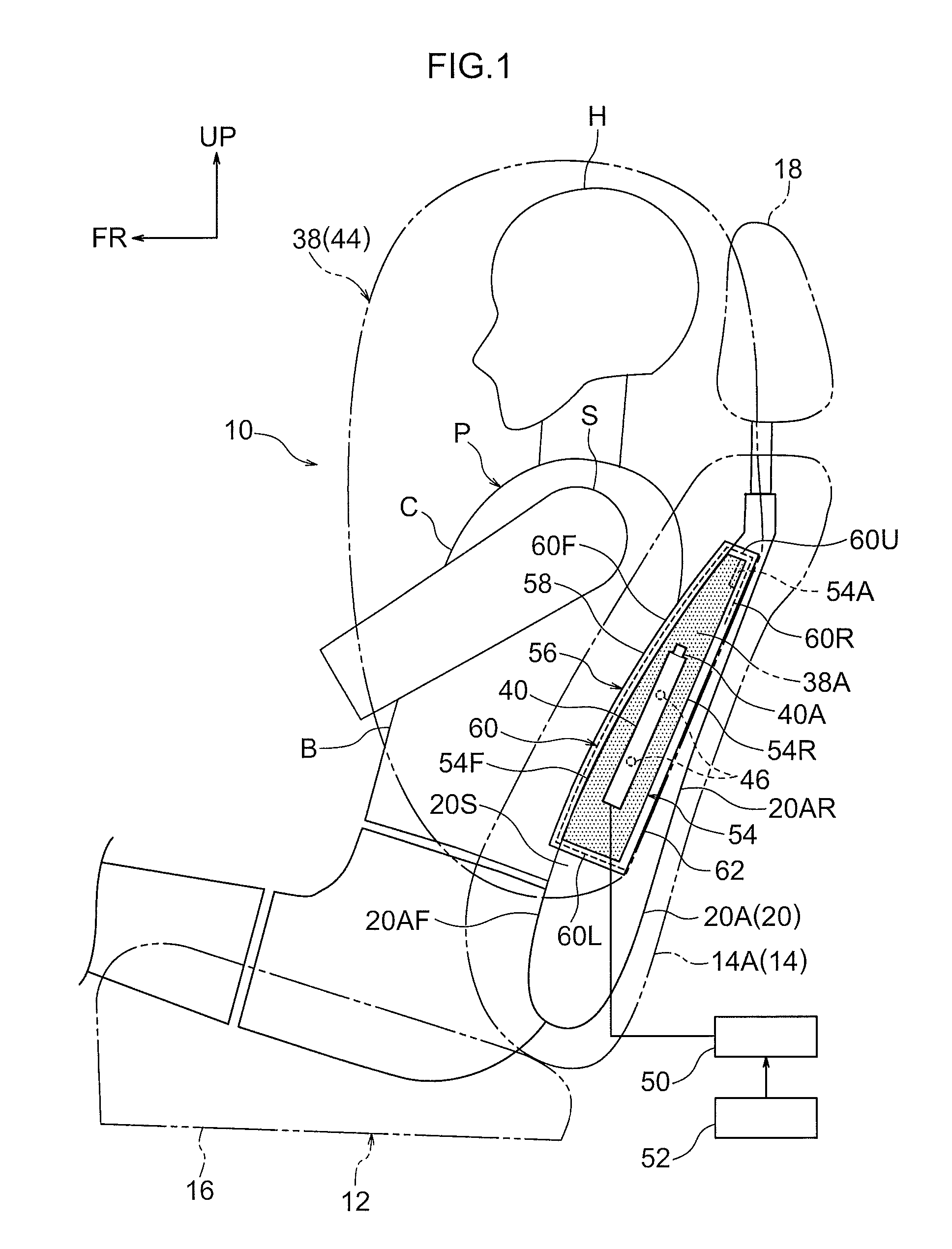 Vehicle far side airbag device