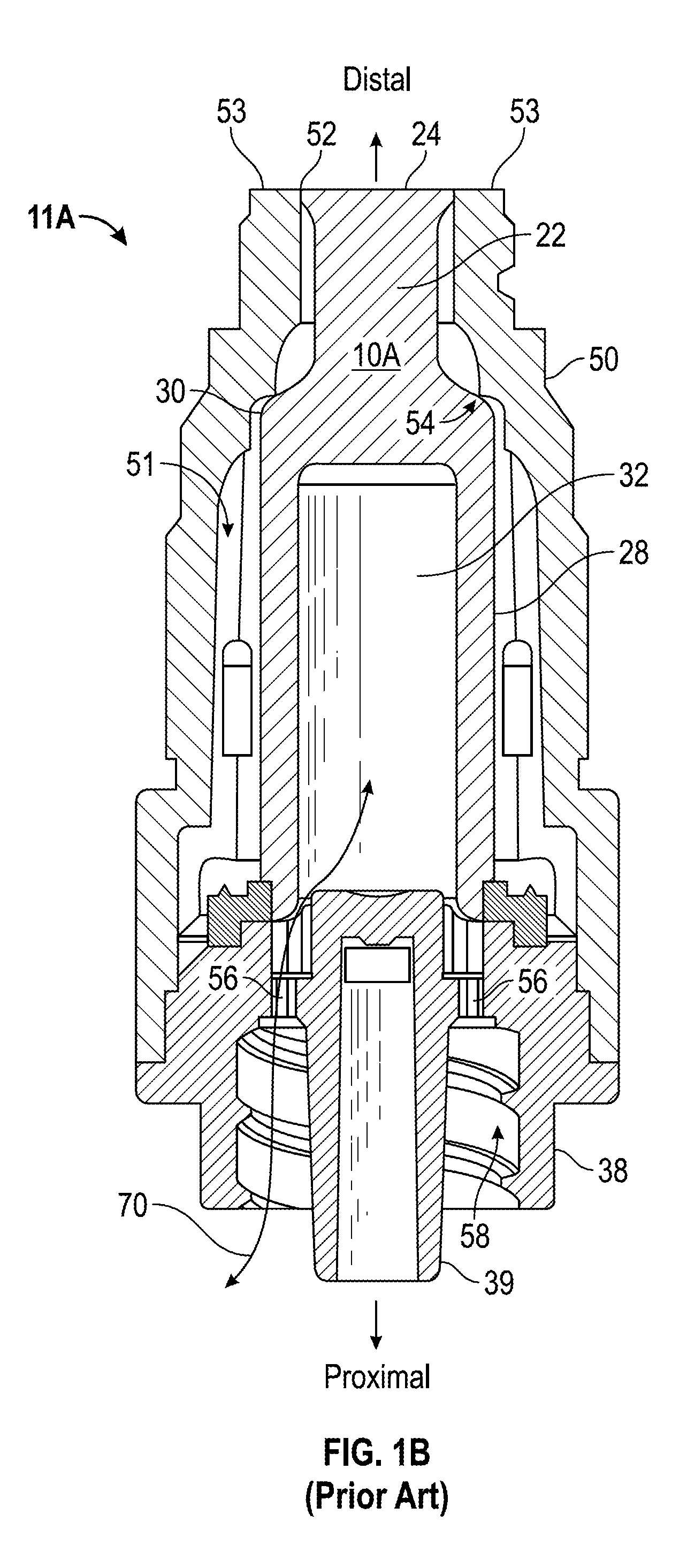 Needleless connector with flexible valve