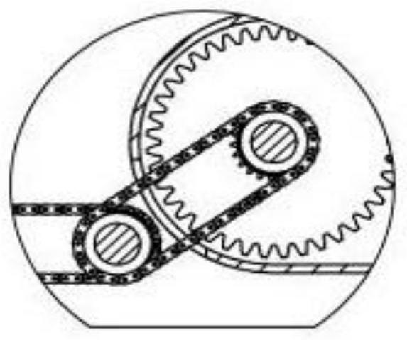 A belt-shaped no-till farmyard manure deep application ridge machine