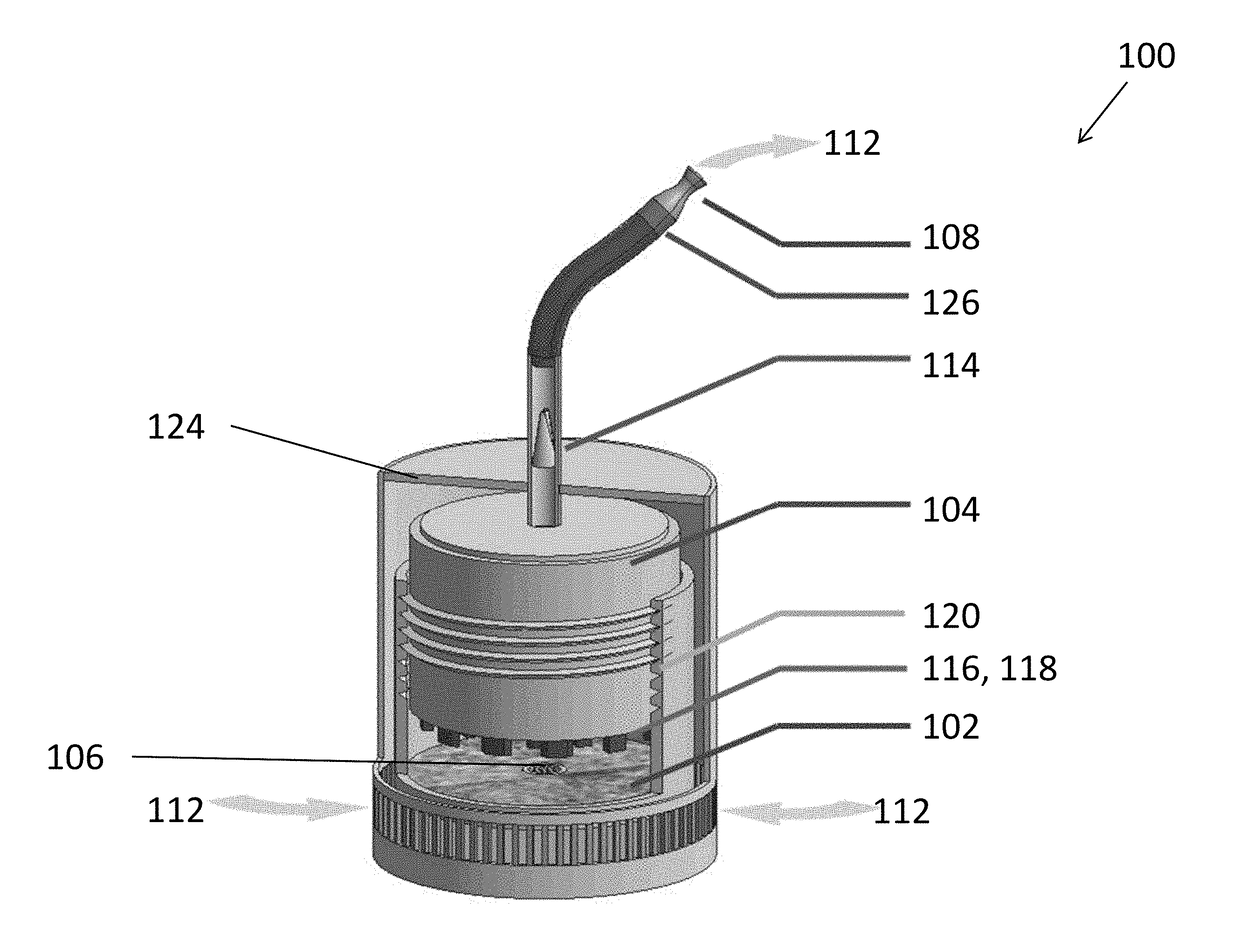 An apparatus and a method for extracting a compound from a substance