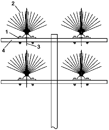 Safe quick-to-demount bird resisting thorn device