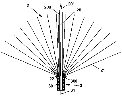 Safe quick-to-demount bird resisting thorn device