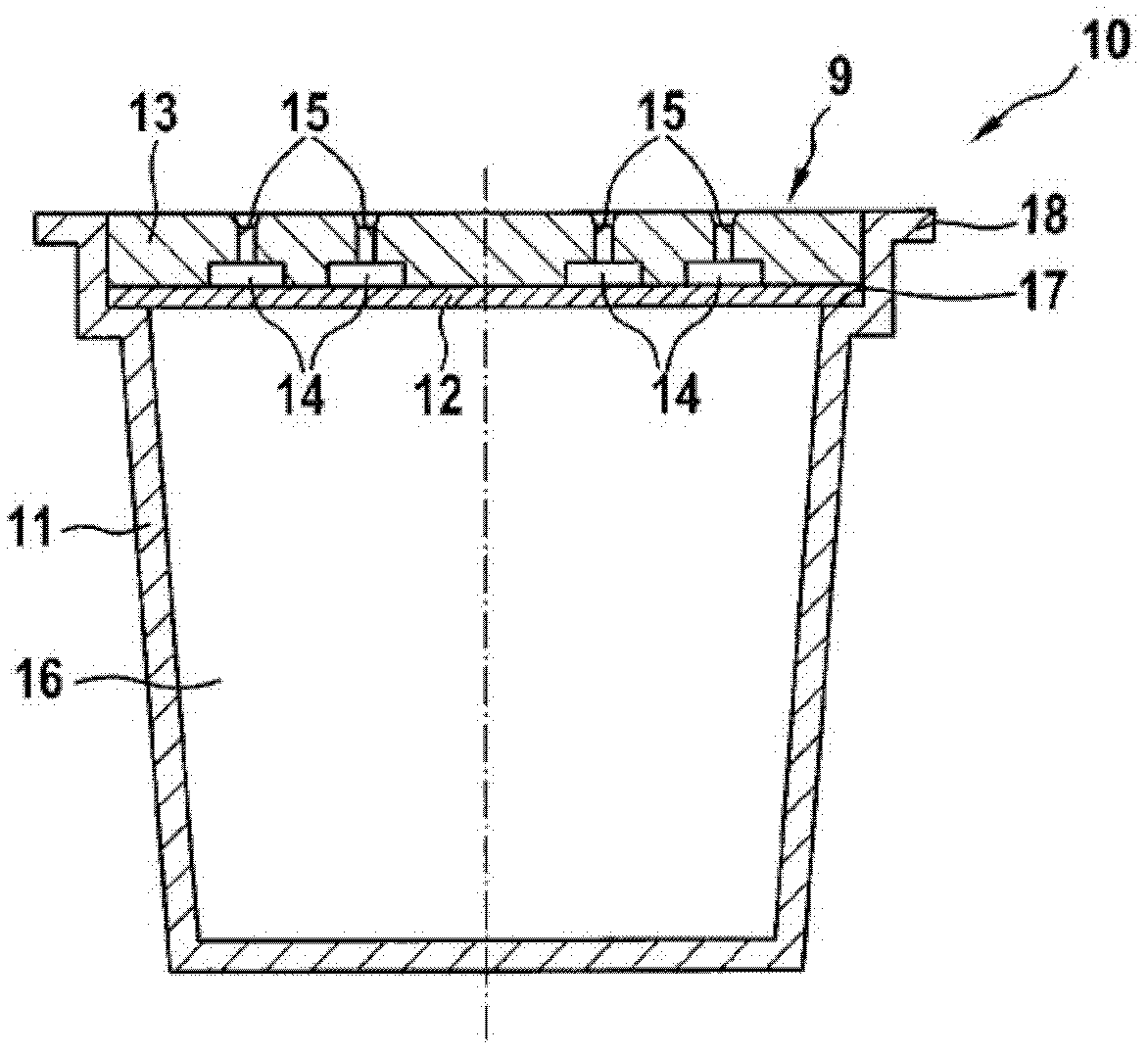 Dividing box used for preparing beverage