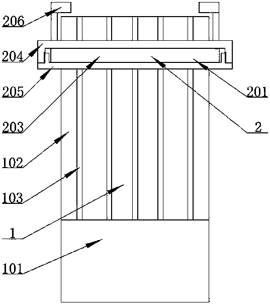 Efficient-working flower stalk branching device