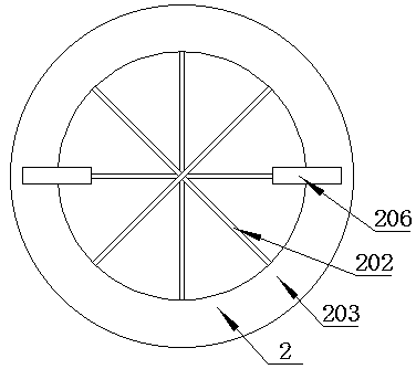 Efficient-working flower stalk branching device