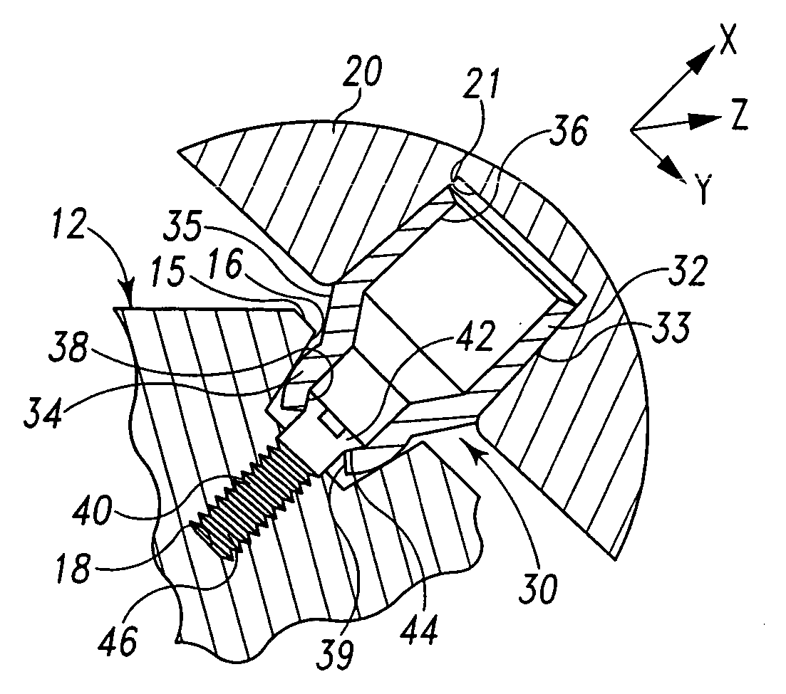 Joint prosthesis with positionable head