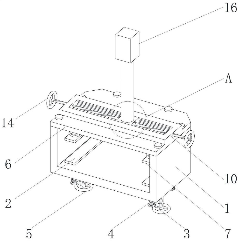 Projection equipment adjusting device for video conferences