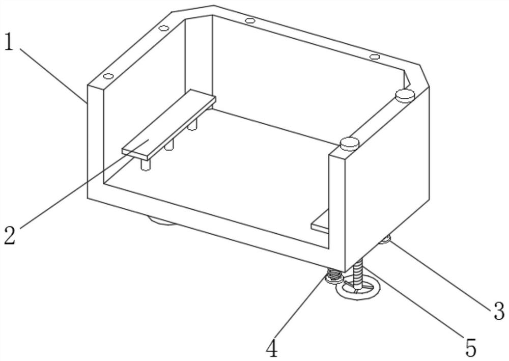 Projection equipment adjusting device for video conferences