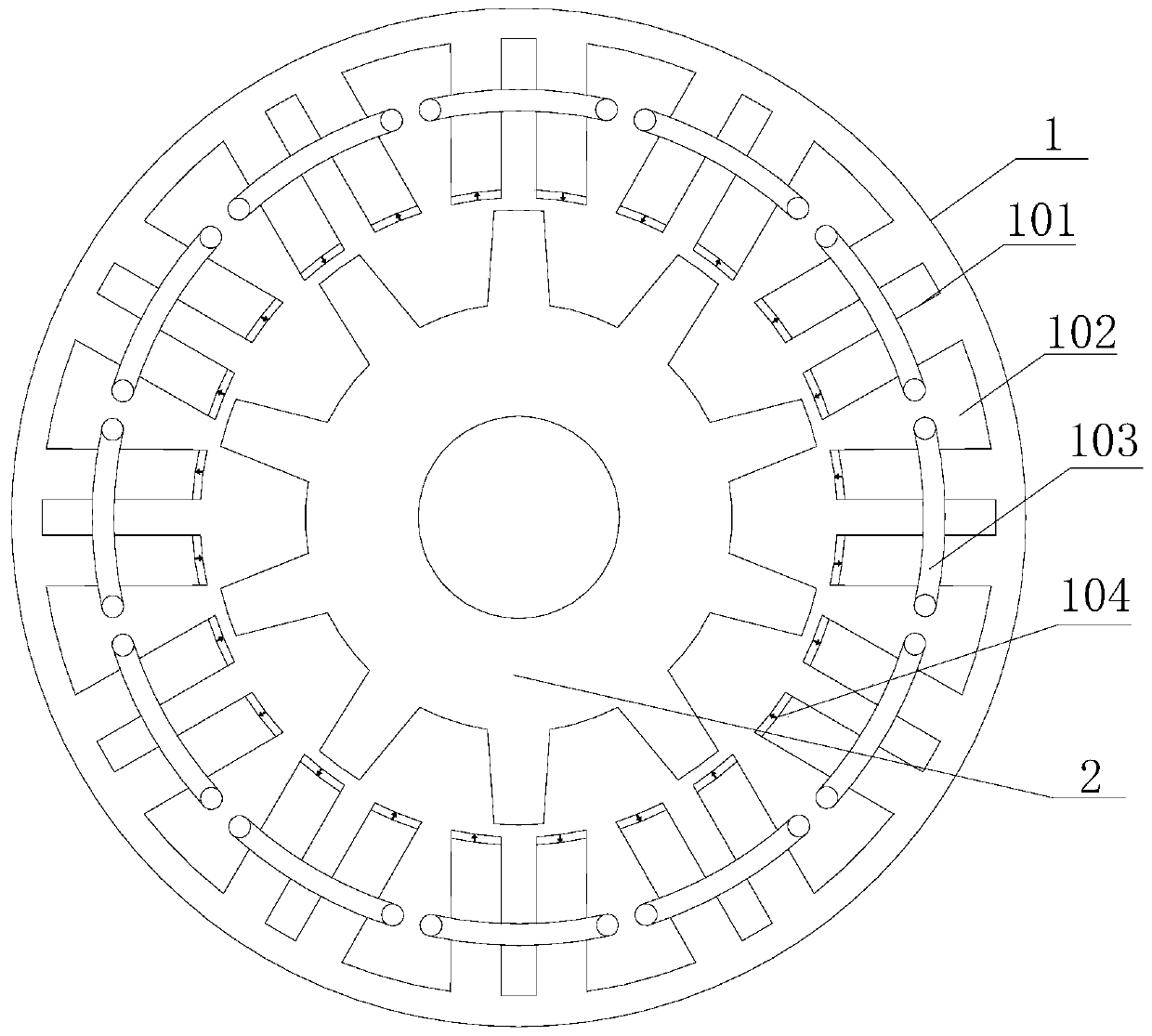 Multiphase Permanent Magnet Reluctance Motor