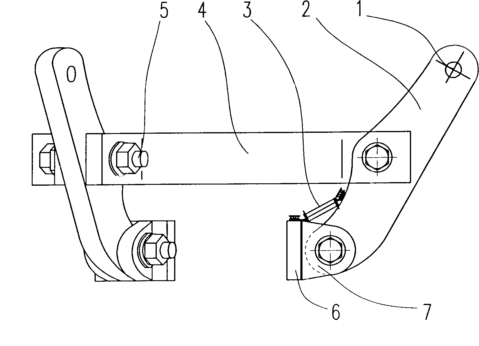 Anti-reversing device for pole