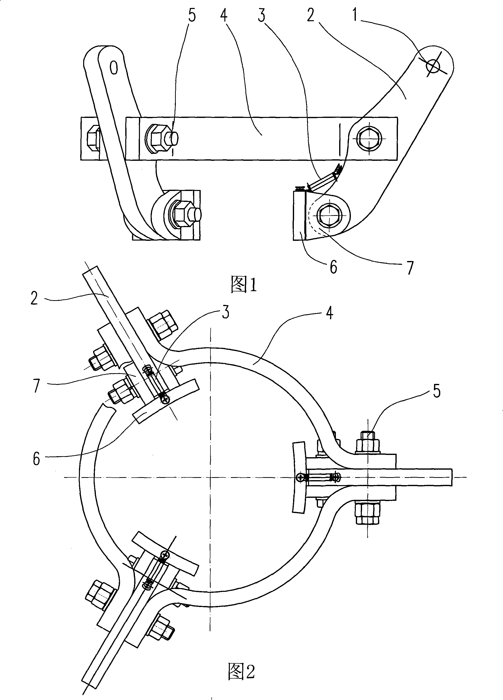 Anti-reversing device for pole