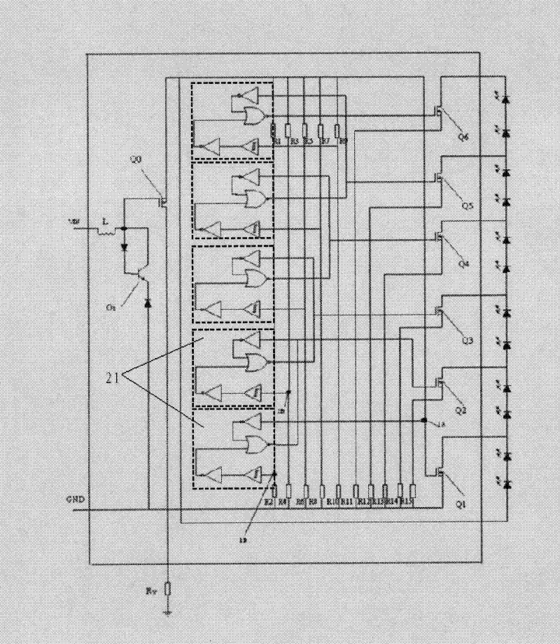 LED (light-emitting diode) lamp panel adopting COB (Chip On Board) technology