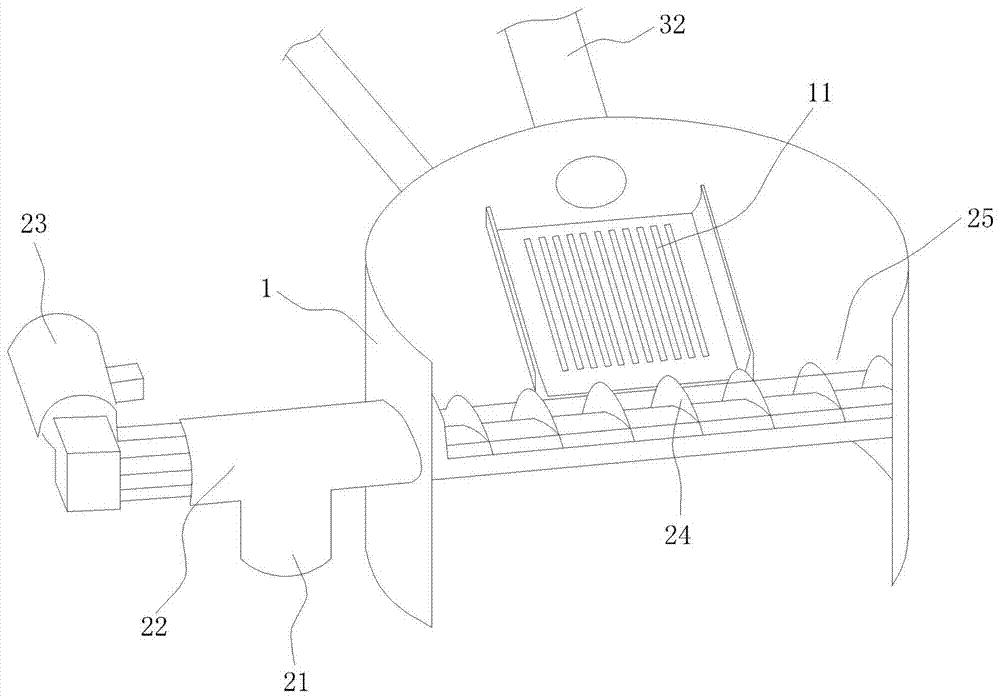 An automatic ash-cleaning oven heating equipment