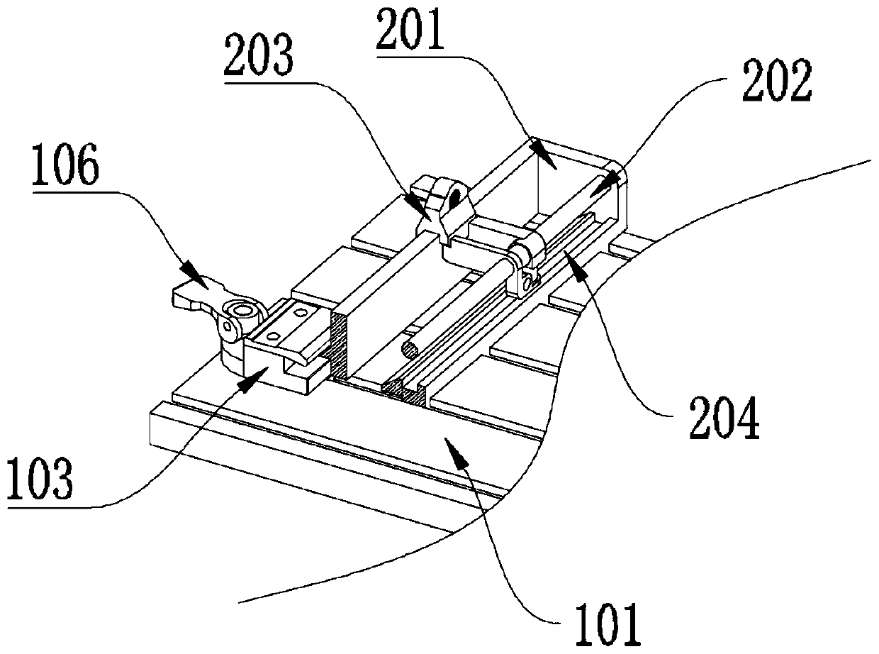 Rocker arm type auxiliary clamping device for numerical control machining