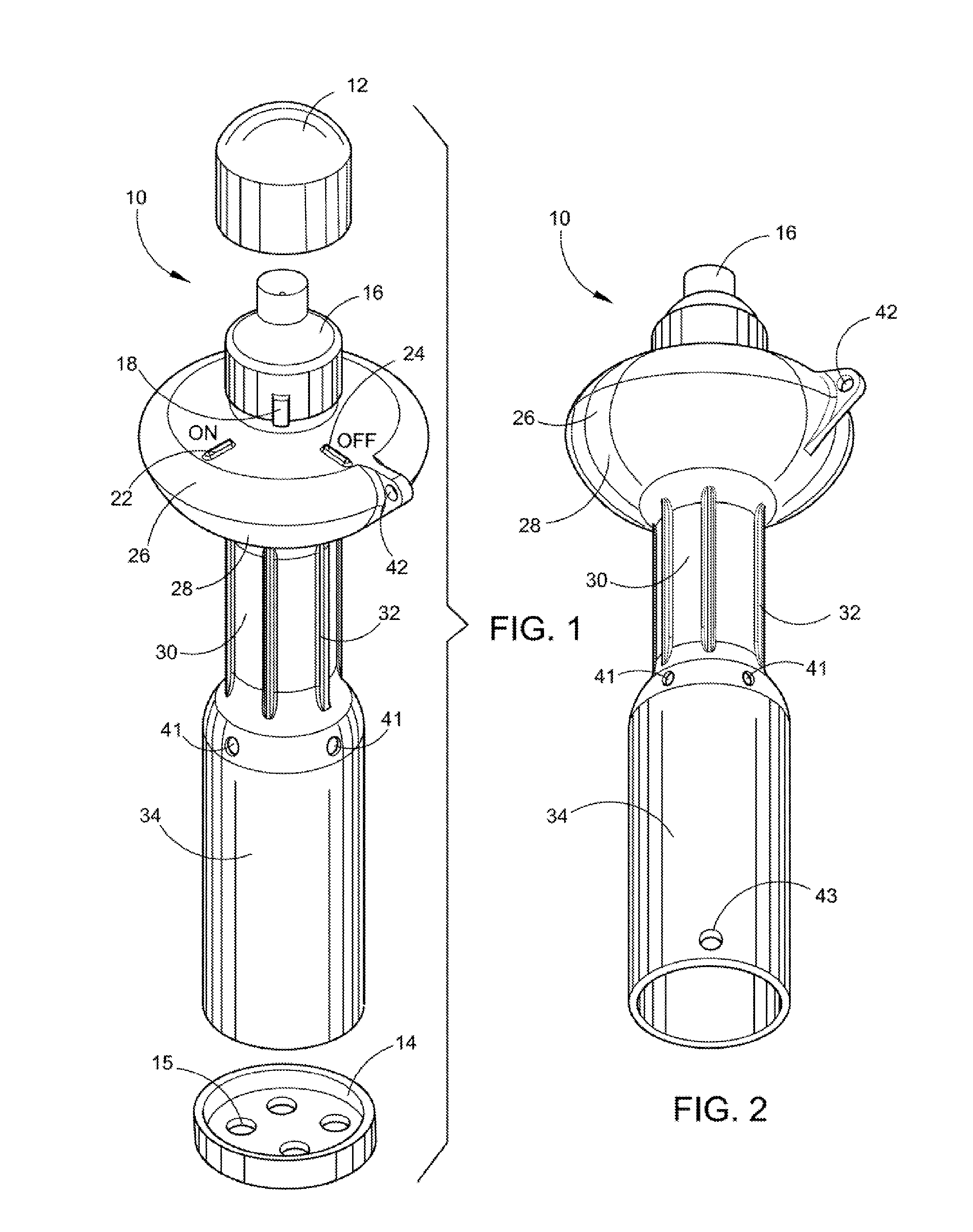 Visual distress signal device