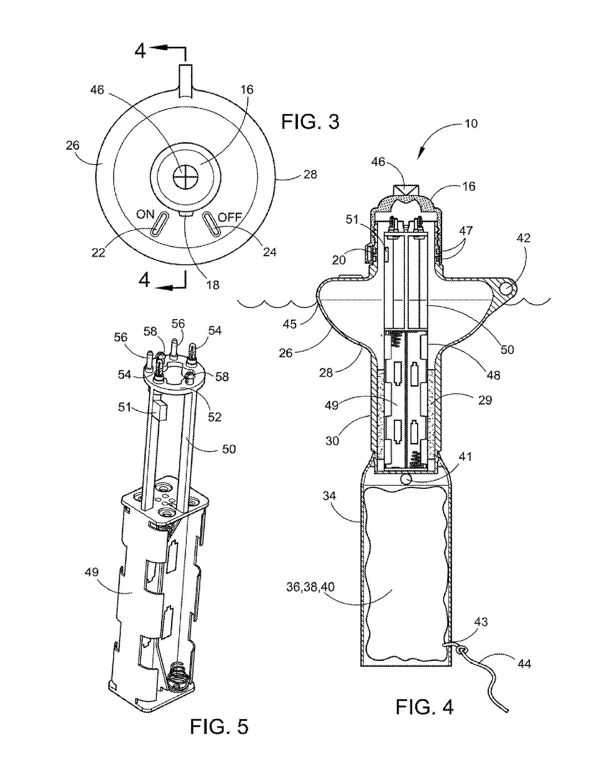 Visual distress signal device