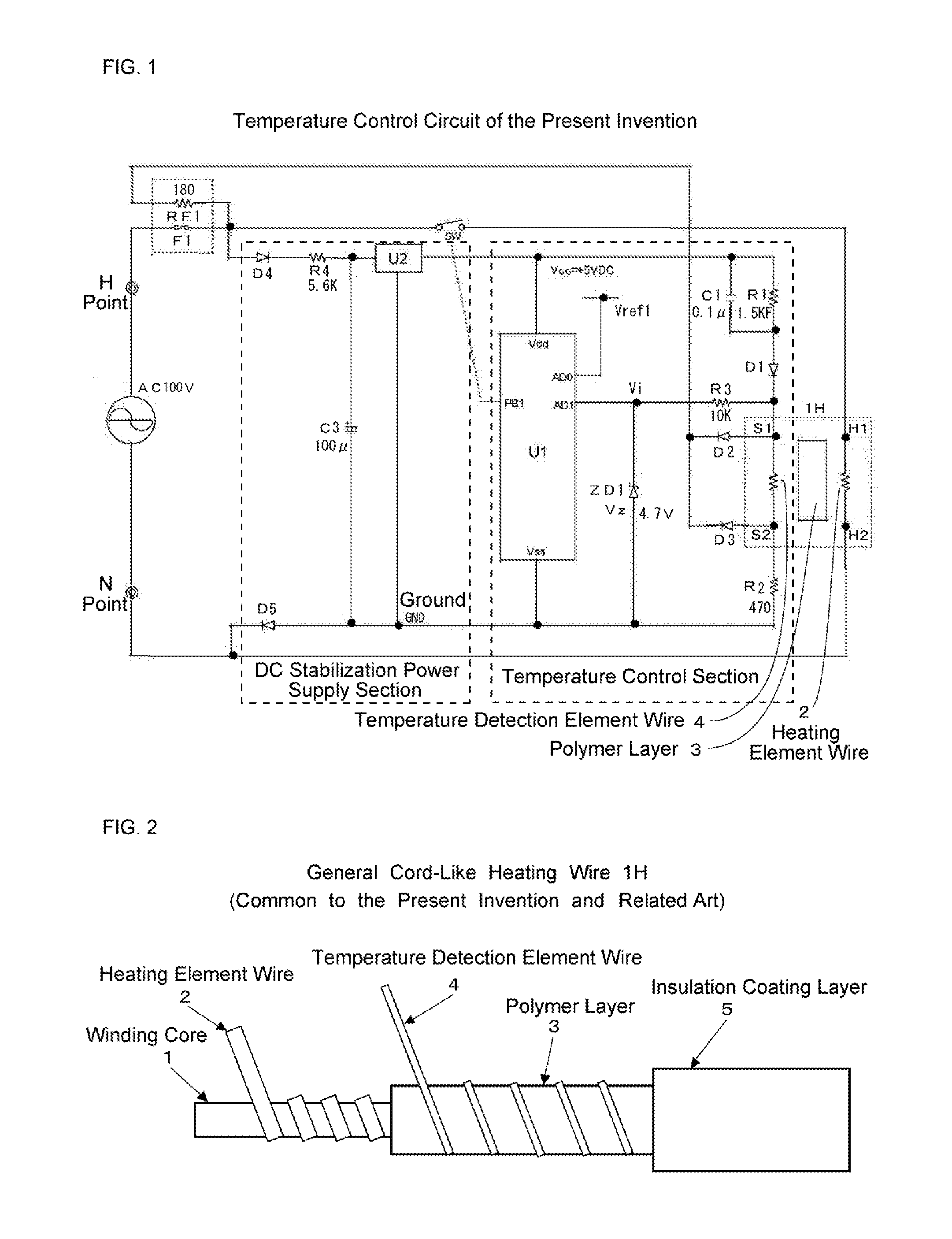 Warming temperature control device