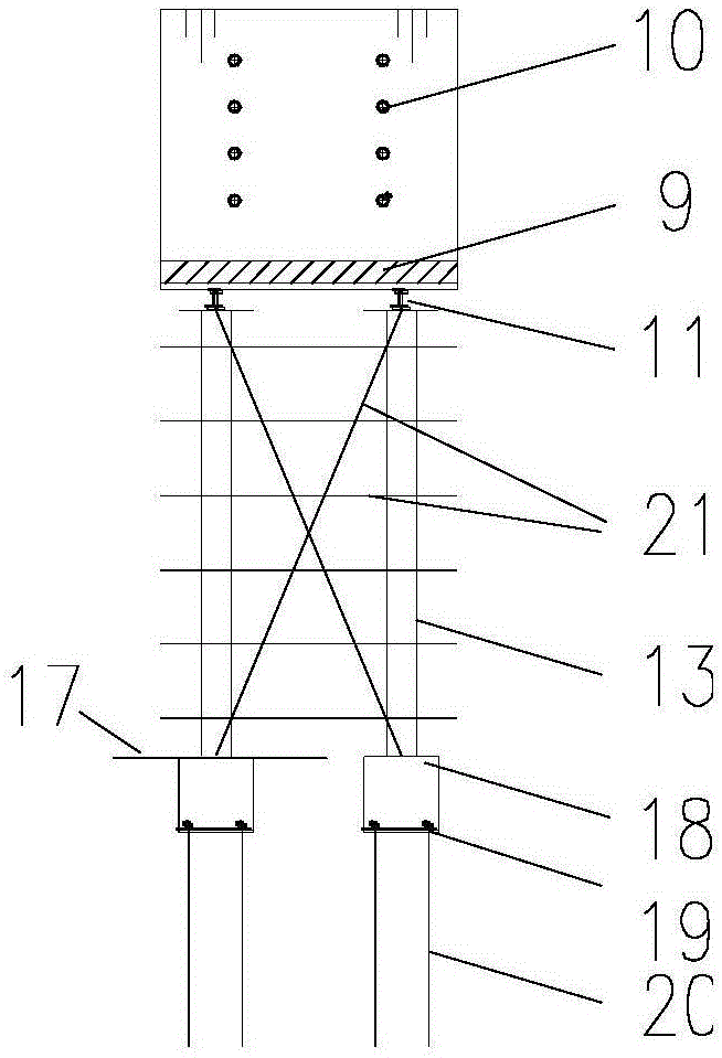 Combined energy dissipation shed frame structure for preventing rockfall of high and steep slope in earthquake region