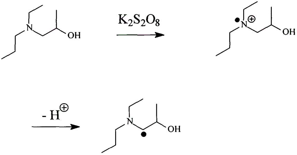 Bi-benzene-sulfonate interface initiator and preparing method thereof