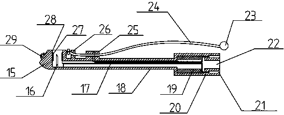 Intelligent withering and ligation machine for hemorrhoids