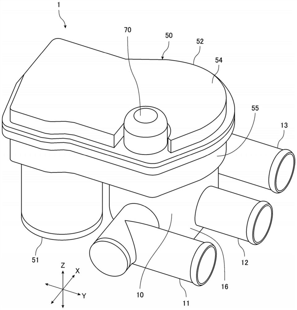 Flow path switching valve