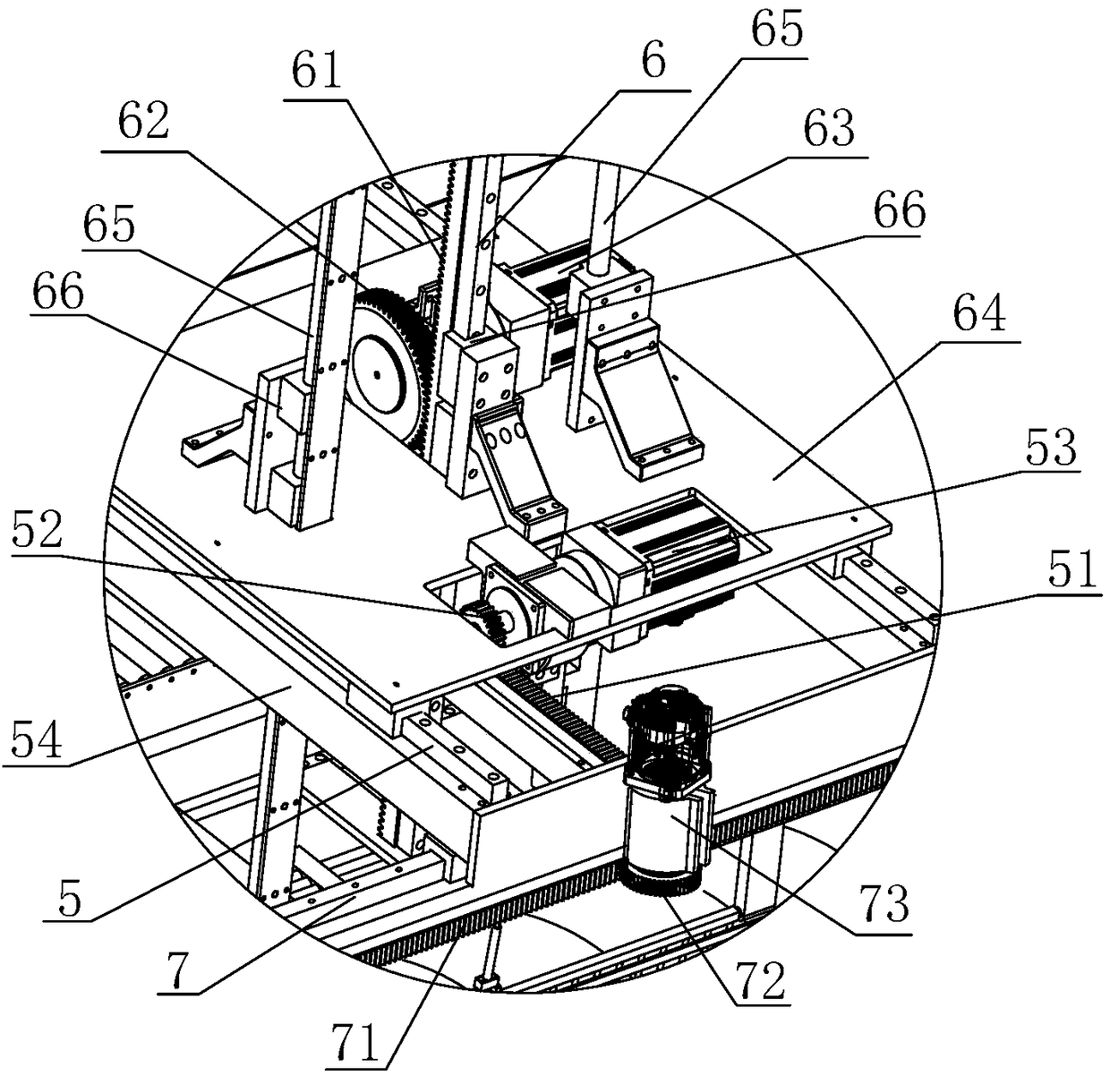 An automatic loading machine for bagged materials