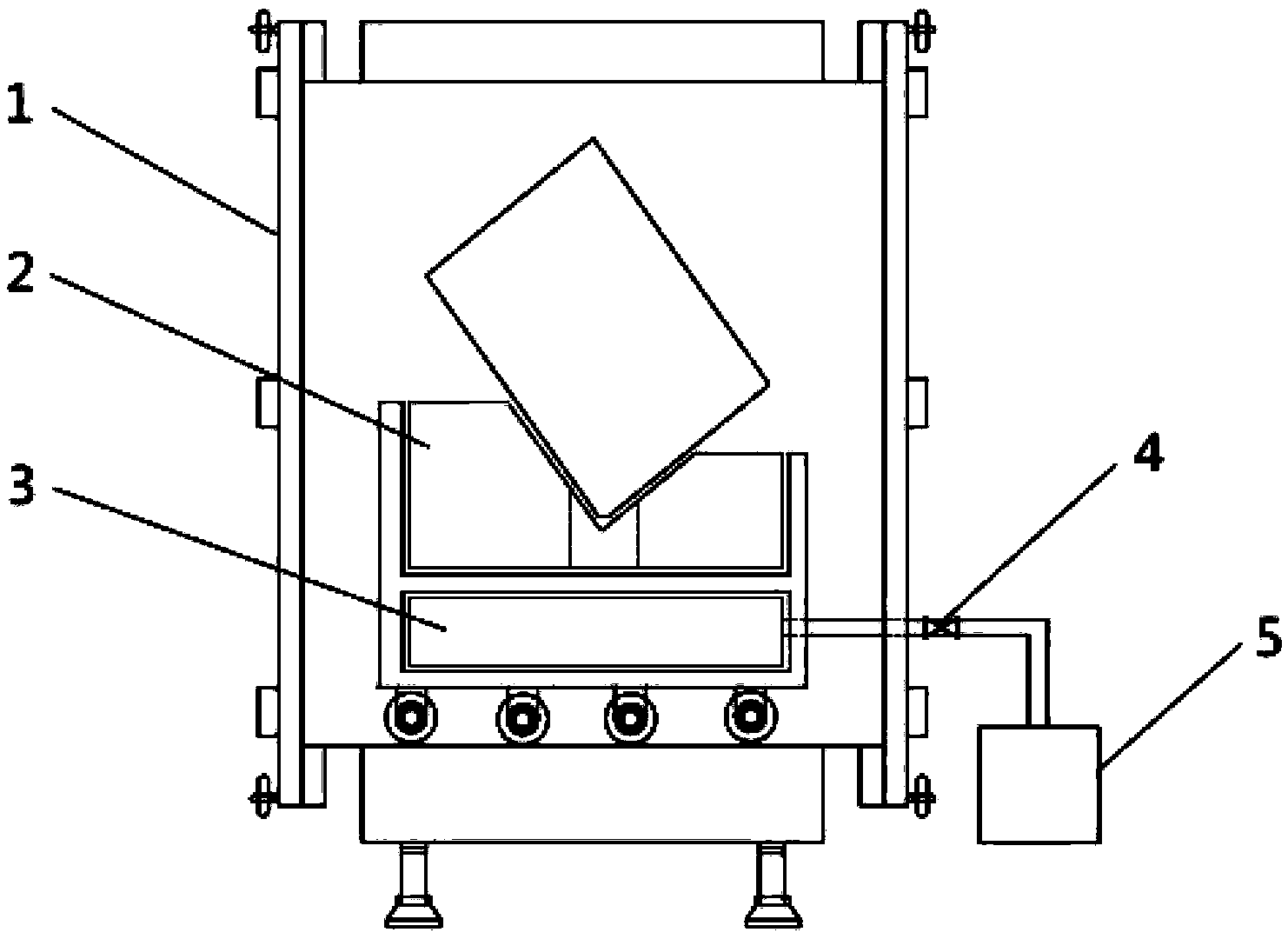 Method and device for collection of waste lithium ion battery electrolyte solution