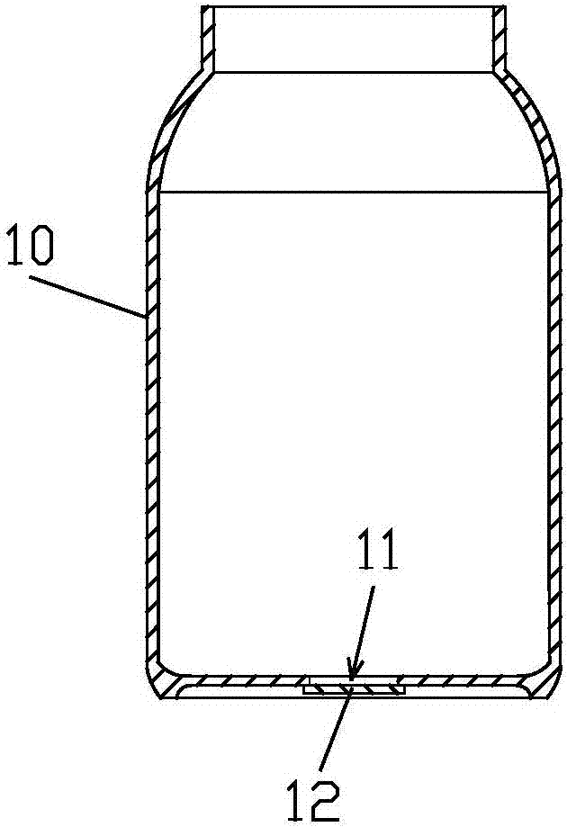 Powder adding device used for printer powder adding