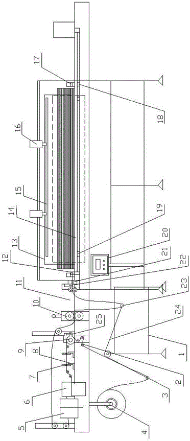 Integrated forming machine for honeycomb blind