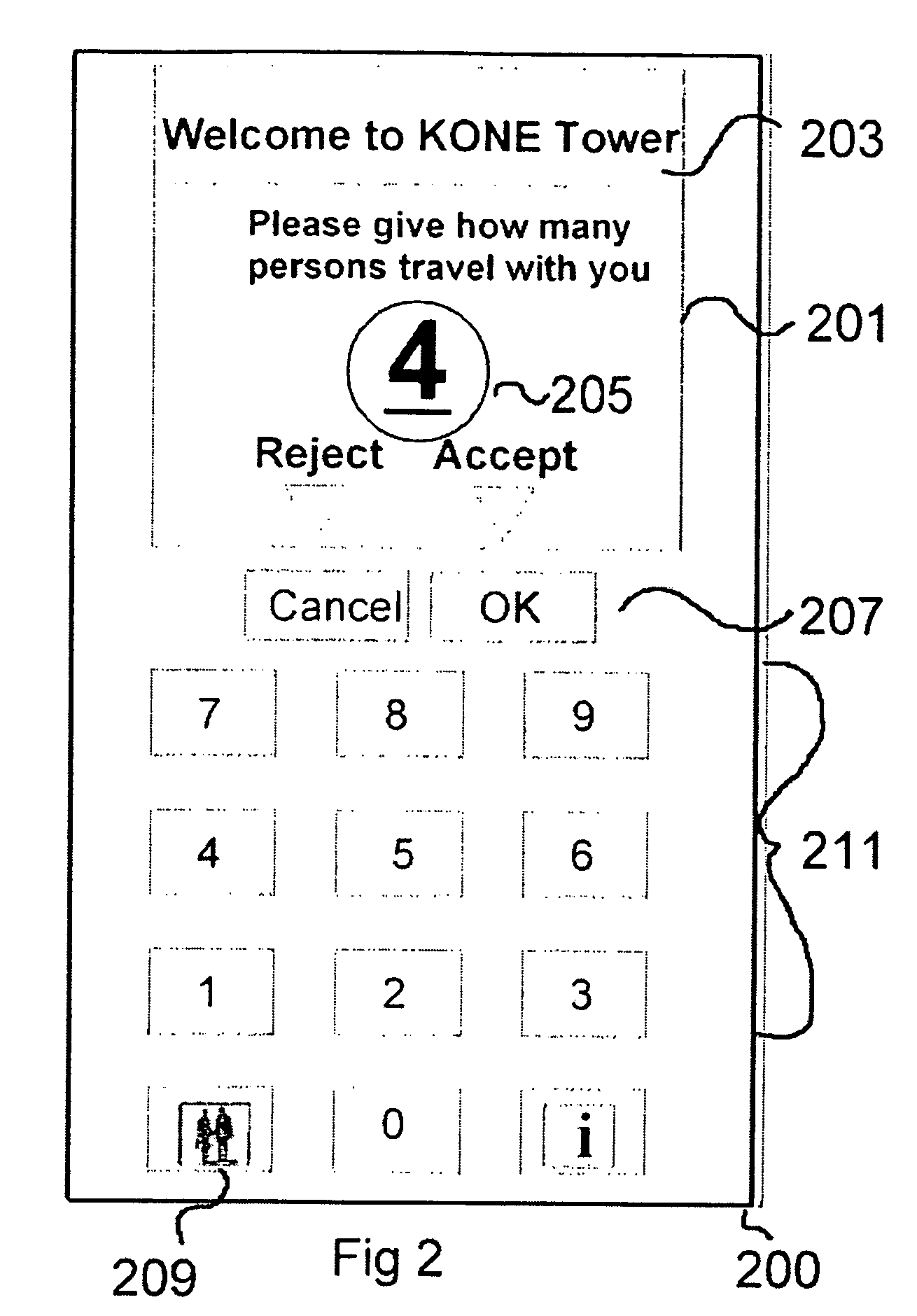 Elevator control based on group size