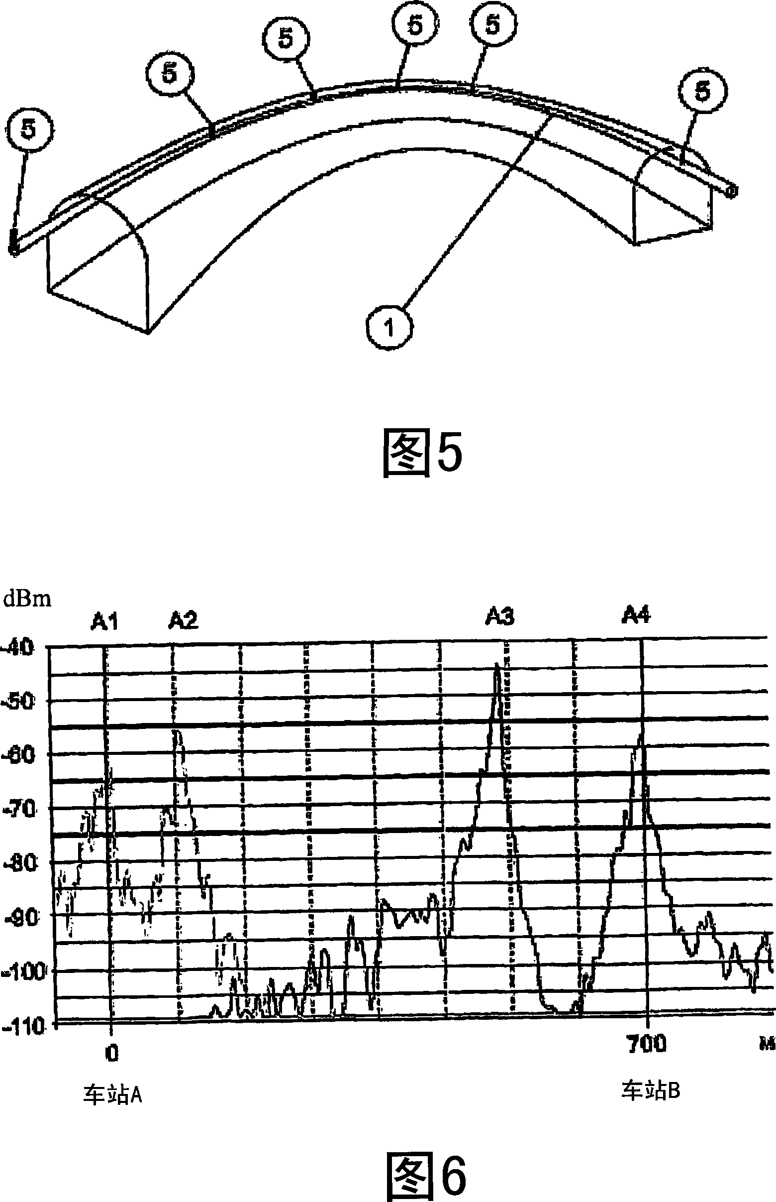 Radiation-emitting cable and a radiation-emitting element comprised therein