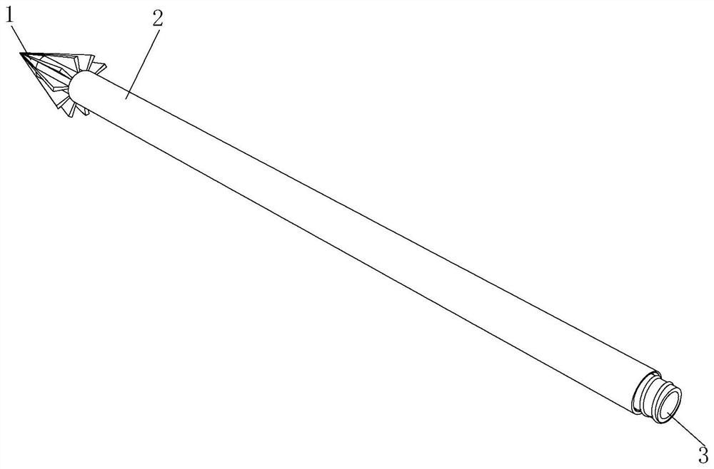 Rock-soil layer anti-backward anchor rod for mining