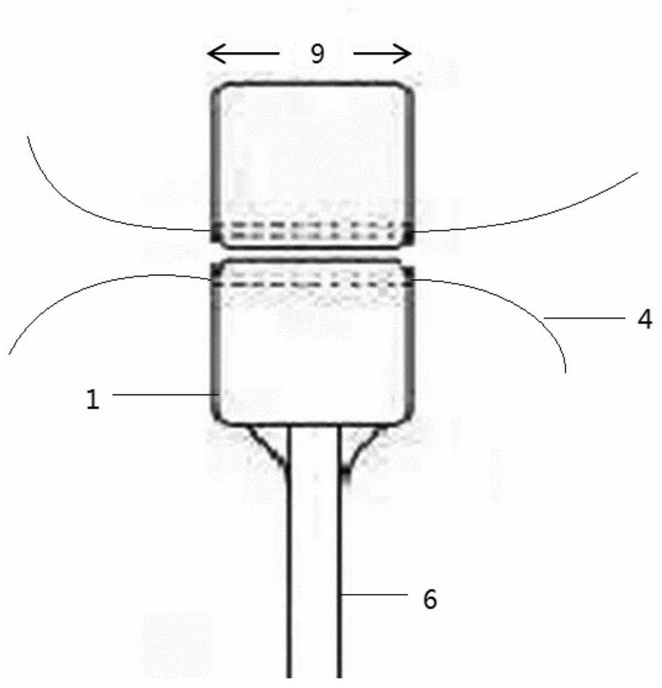 Method and device for constructing optic nerve injury model