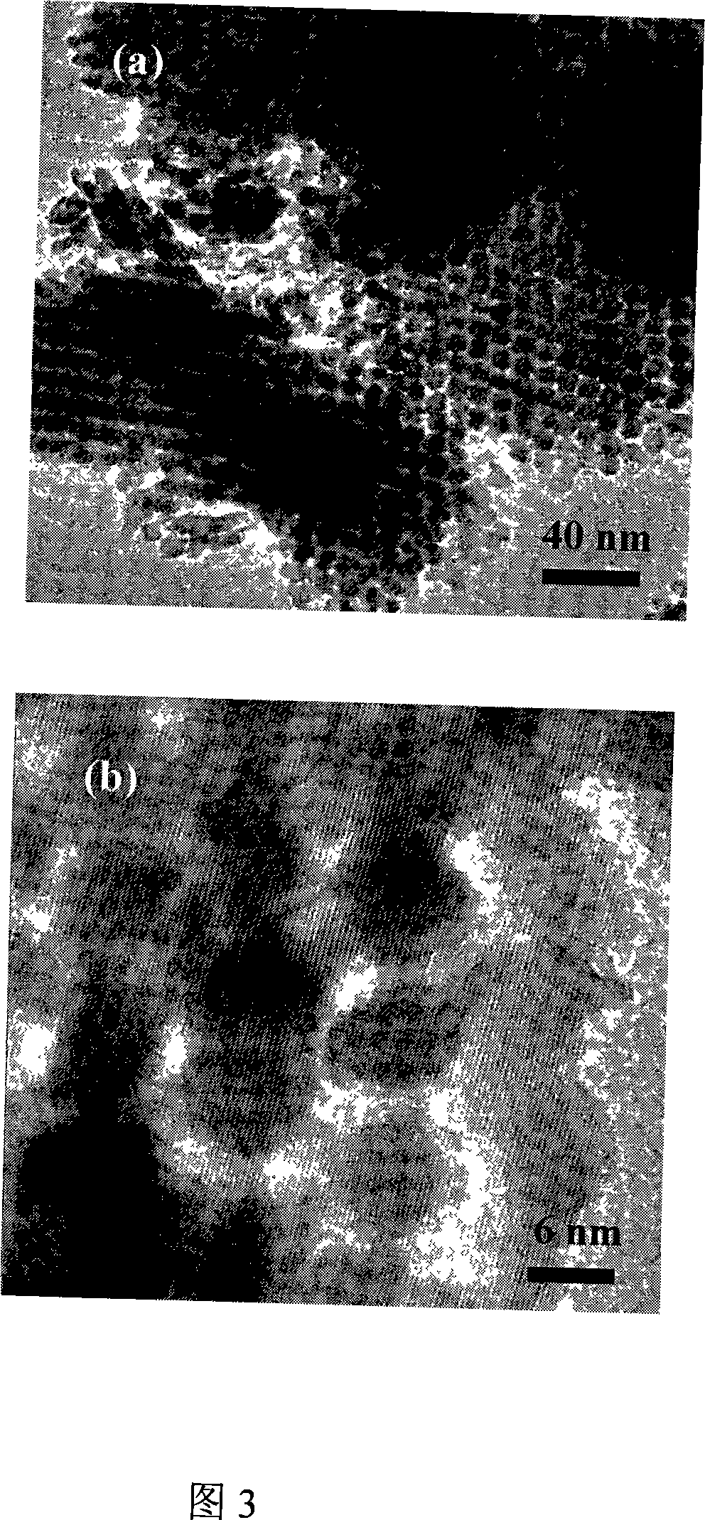 Method for synthesizing high specific surface area ordered mesoporous metal oxide by using hard template agent