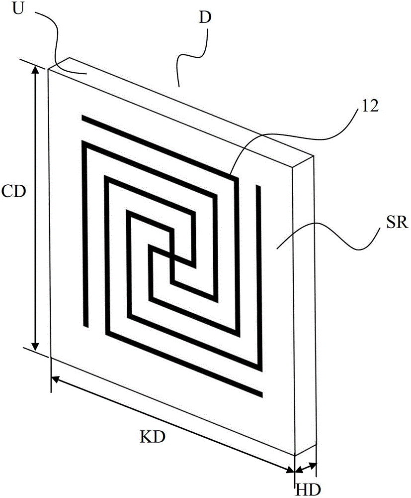 Meta-material satellite antenna and satellite receiving system