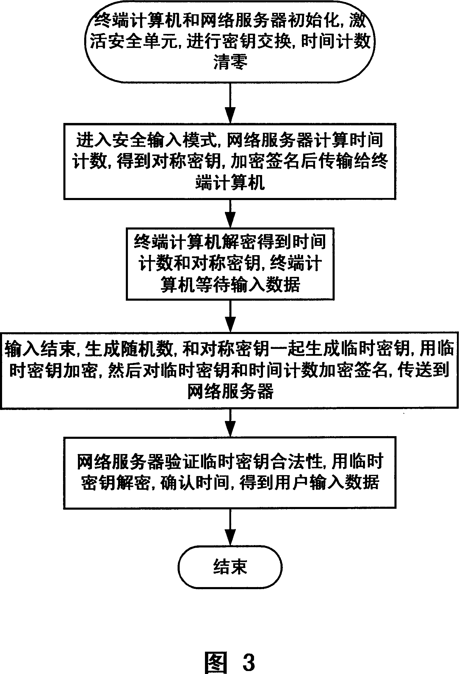 Computer network safe input authentication system and method