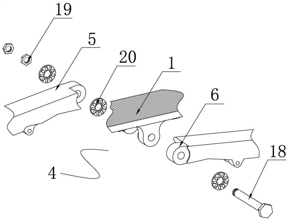 Four-wheel scooter driven by self gravity of rider