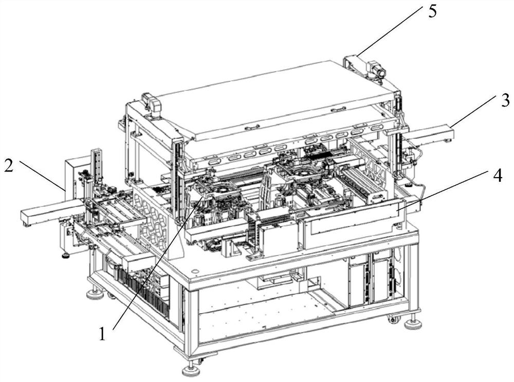 Full-automatic double-station multi-group AA equipment for cameras