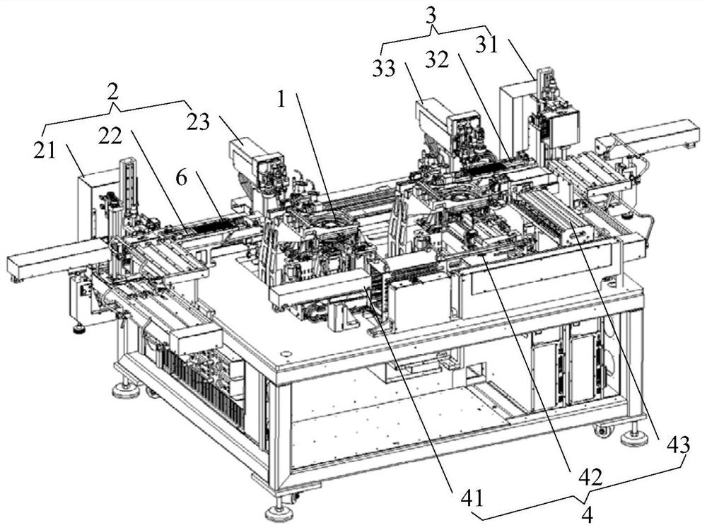 Full-automatic double-station multi-group AA equipment for cameras