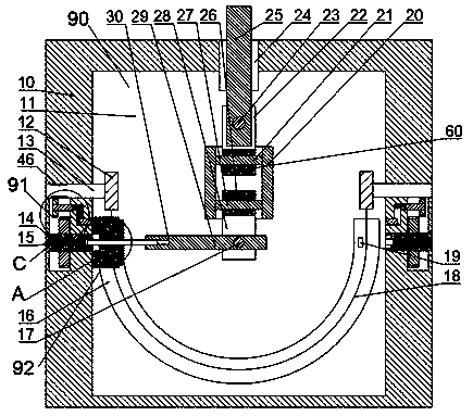 Coupling with rotational angle