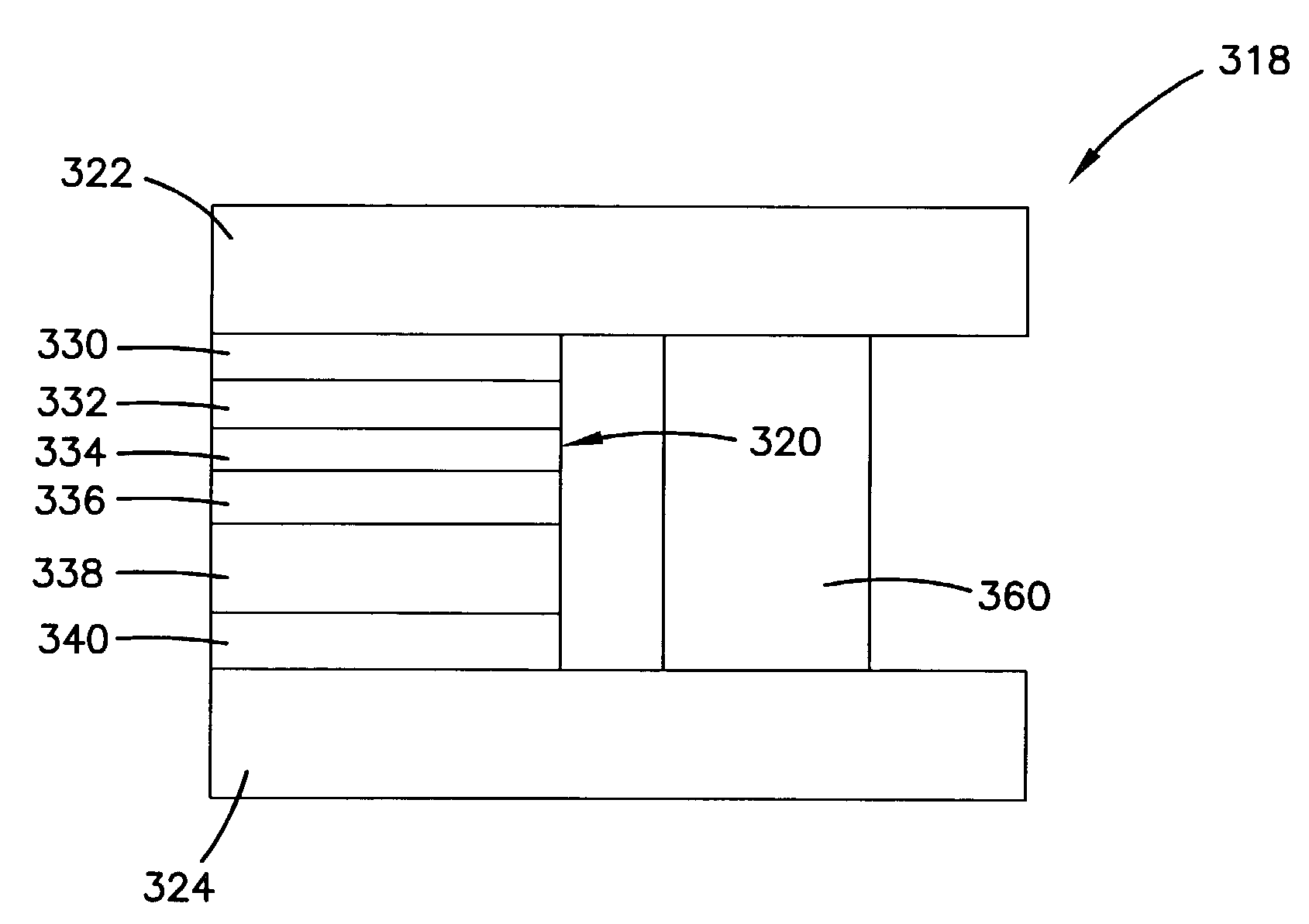 TMR head structure with conductive shunt