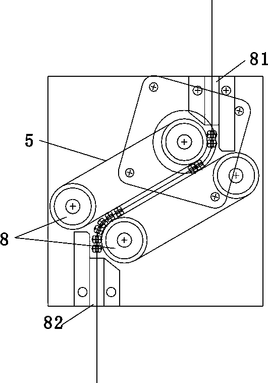 Embroidered bead delivery device and feeding method