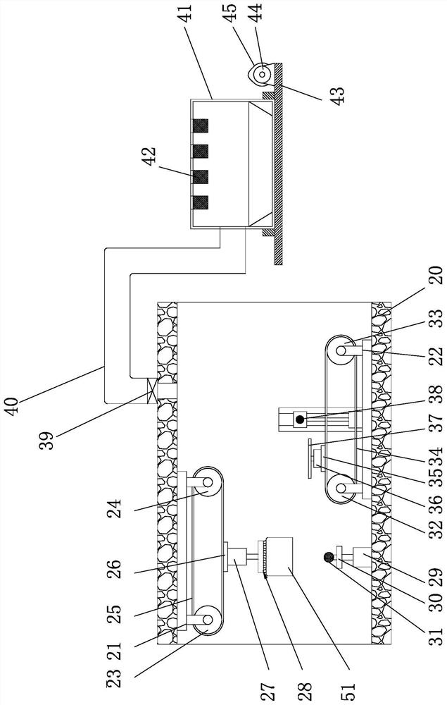 A powder spraying process and equipment for heat preservation cover