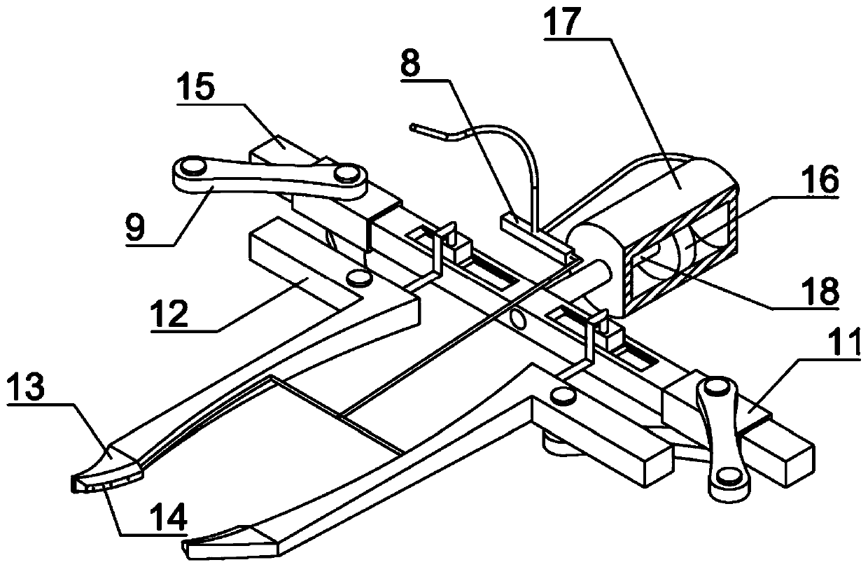 Blood vessel clamp for vascular surgery