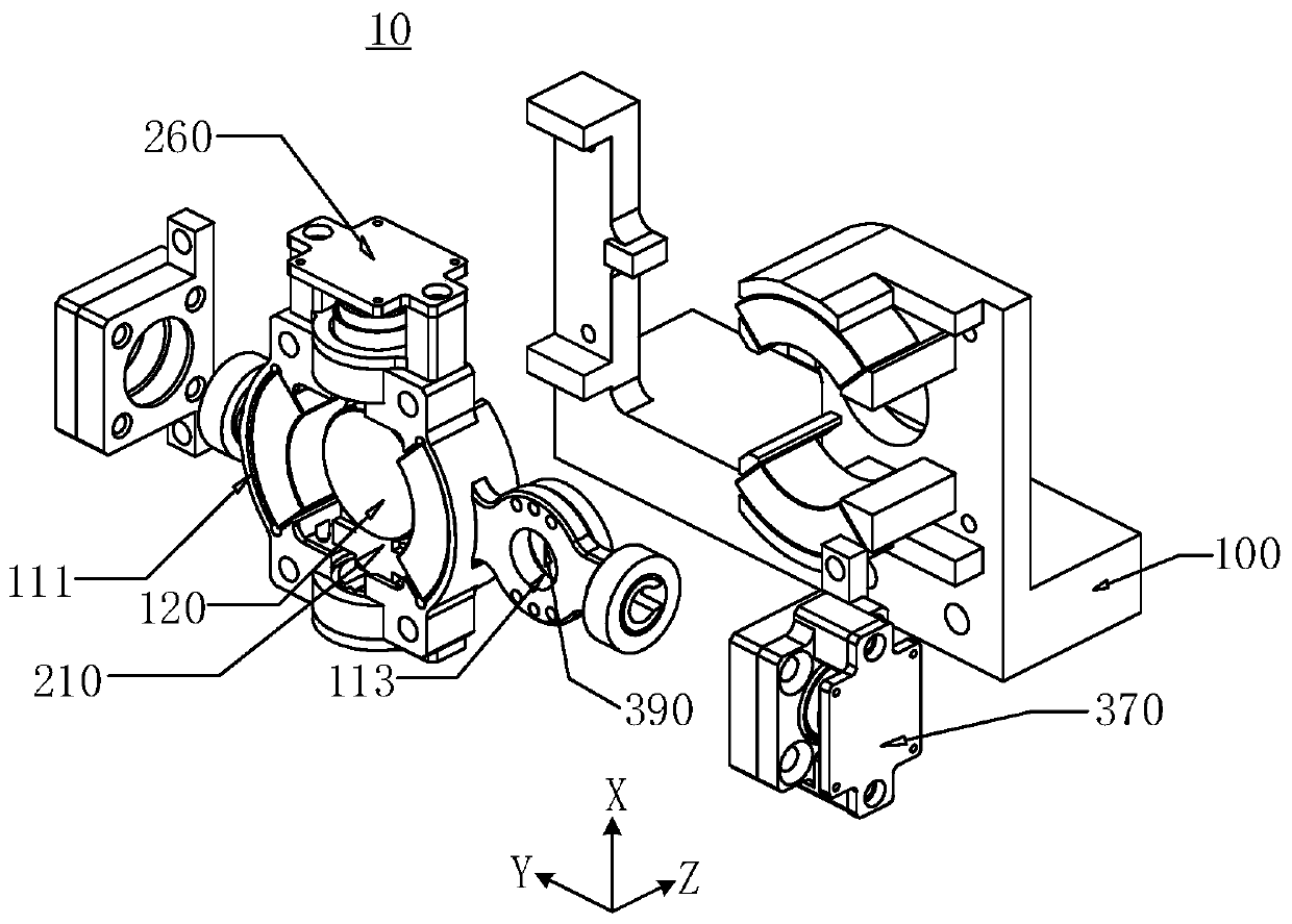 Dual-bearing galvanometer and laser radar