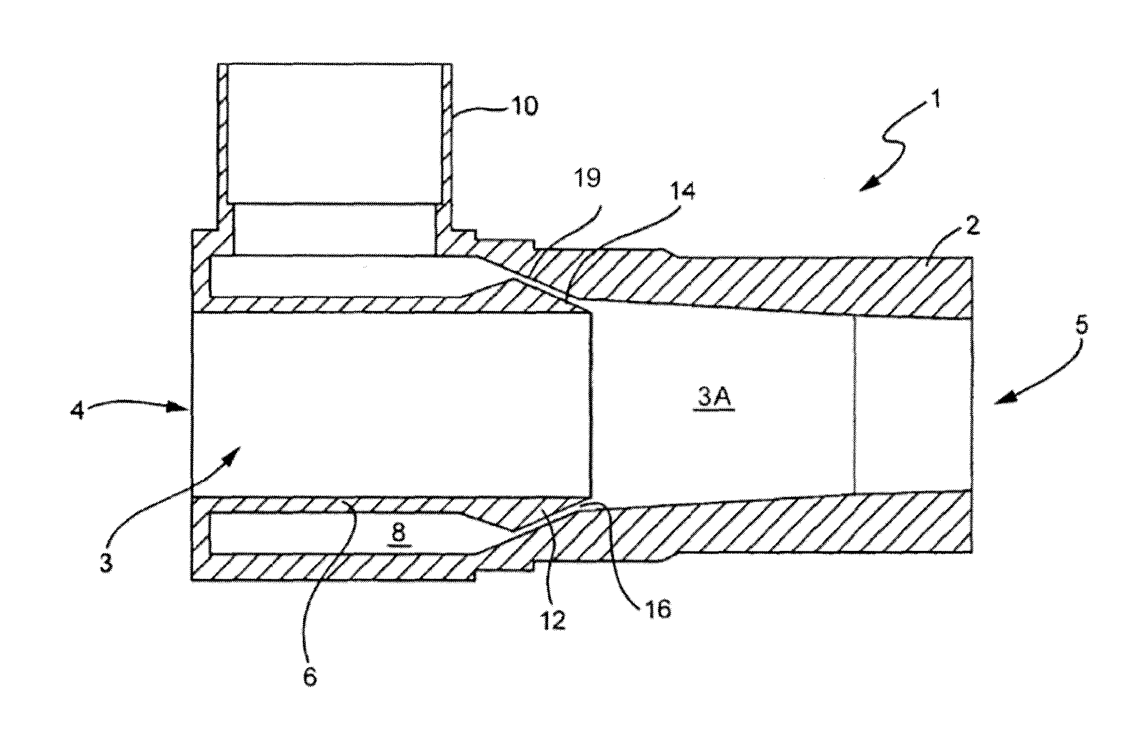 Methods and systems for biodegradable waste flow treatment using a transport fluid nozzle