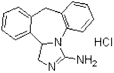 Stable granular medicine composition containing epinastine or hydrochloride thereof