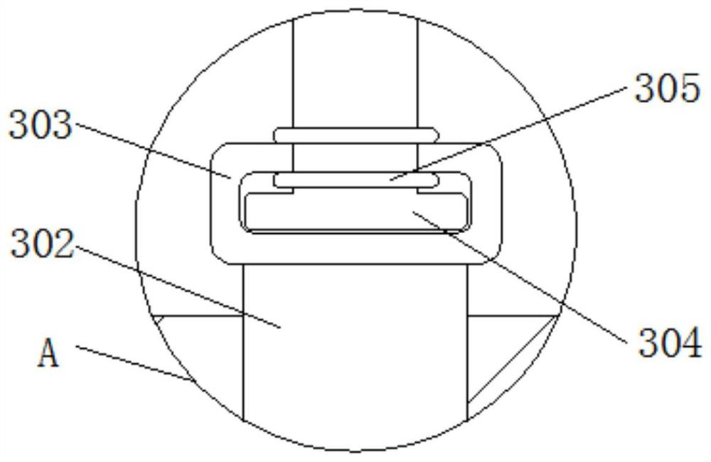 Environment-friendly garbage treatment device with smoke dust purification function