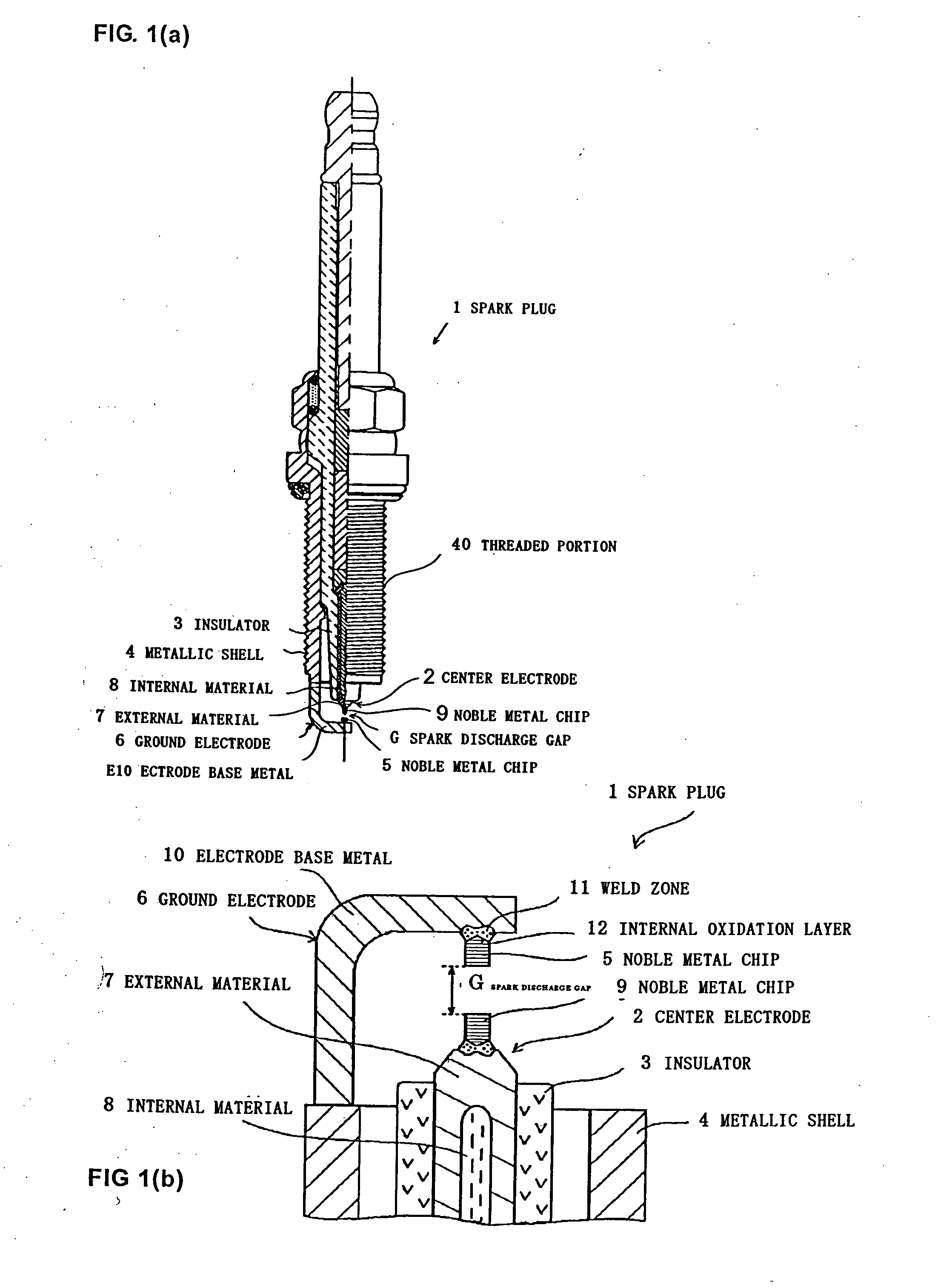 Spark plug and process for producing the spark plug