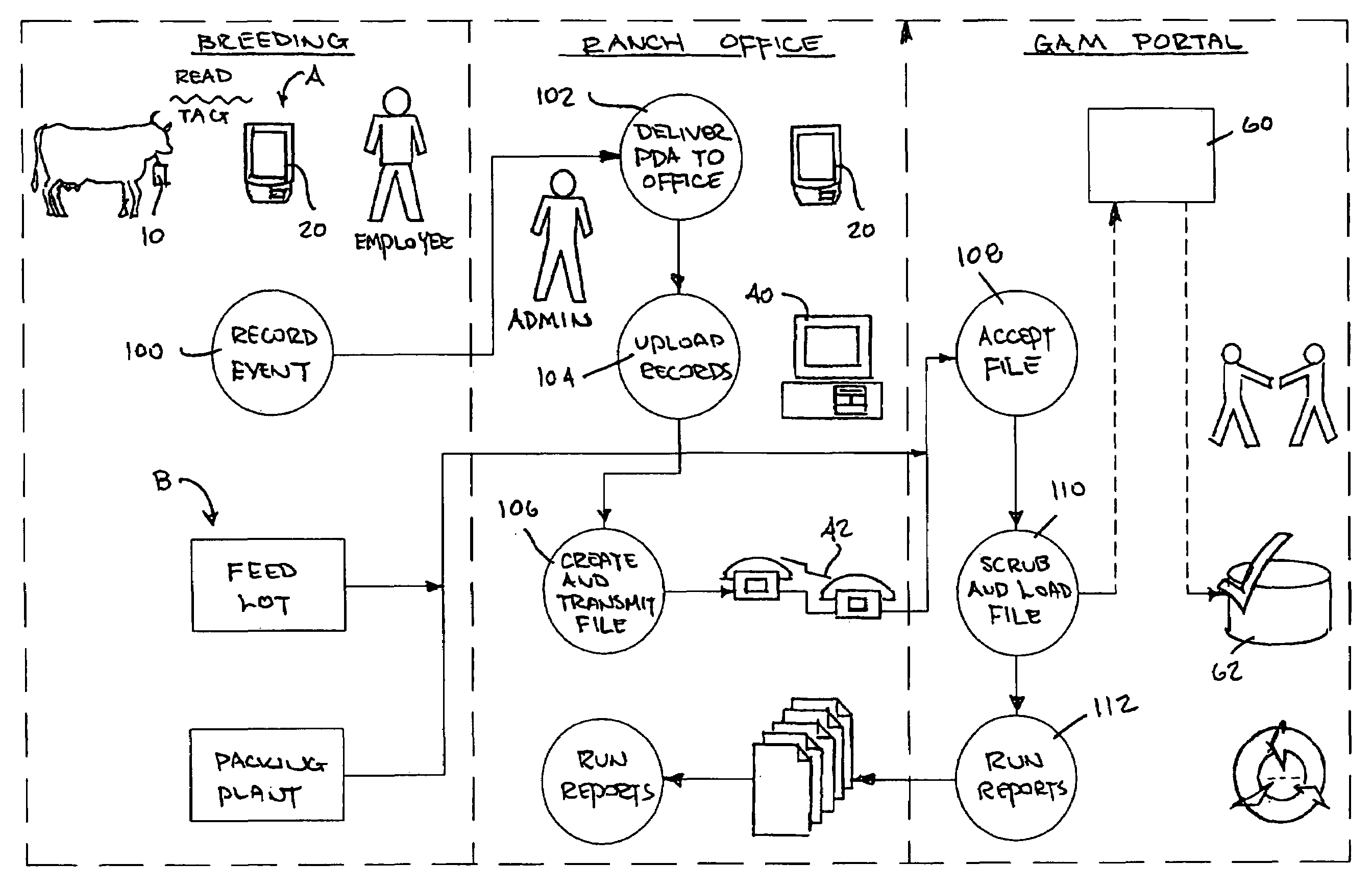 System and method for collecting, processing and managing livestock data